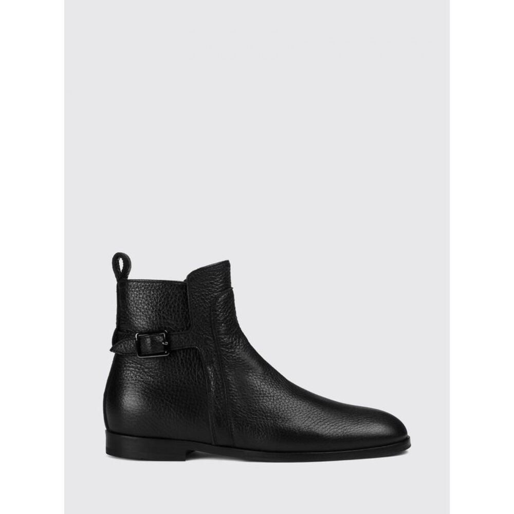 Doucal's Women Deerskin Ankle Boots Doucal's With Side Zip And Round Toe